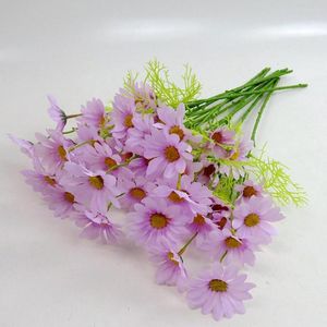 Dekoratif Çiçekler 10 PCS Modern Chrysantemum Yapay Çiçek Düğün Partisi Düzenleme Dekor Diy Sanat Zanaat Hediyesi