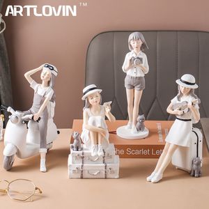 Kissen Dekoratives Kissen Zuhause Dekorative Reise Mädchen Figur Dekoration Ornamente Skulptur für Innen Kawaii Raumdekoration Schreibtisch Zubehör Figuren 230505