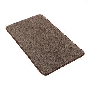 Carpets Super Soft Blanket Solid Color Bathroom Anti Mat Entrance Door Toilet Absorbent Floor Warmth Heating Fleece Extra