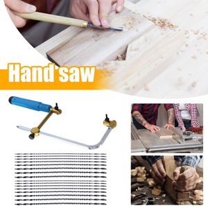 Joiners Heavy Duty Coping Saw Set justerbar ram Sawbow Ushape Coping Jig Såg för träbearbetning av hantverksmycken DIY Handverktyg