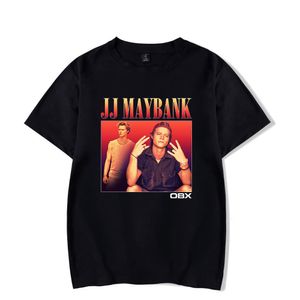 Męskie koszulki zewnętrzne Banki JJ Maybank T-shirt Crewneck THE TEE TEE MĘŻCZYZNA SERIV SERIV SEZON SESHITE SESON SESHIDE 330506