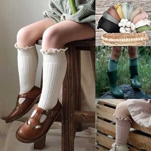 3 pezzi Ruffle Kids Kids High High Socks NABINA BASCHE SODDLERS LUNGO SOCK SOCK SOCK SOLICI FLOGLI SOLIFICI BAMBINI SCUOLA UNIFIFICA PRINCIFE SCOCHEN