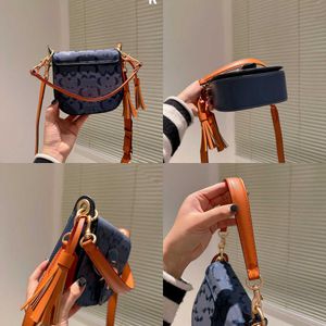 cbag Evening Bags designer-handbags Fashion Blue Shoulder bags women Handbag Women's Cowhide designer purses handbags designers tote 230223