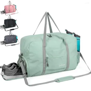 Outdoor-Taschen 35L Sport-Turntasche mit Nasstasche Schuhfach Reisetasche für Männer und Frauen Leichtes El-Übernachtungspaket