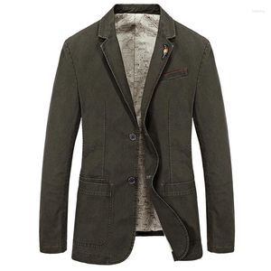 Herren Jacken Herren Blazer Jacke Herren Mantel Baumwolle Frühling Herbst Mode Lässig Slim Fit Turndown Blazer Herrenbekleidung Oberbekleidung 4XL