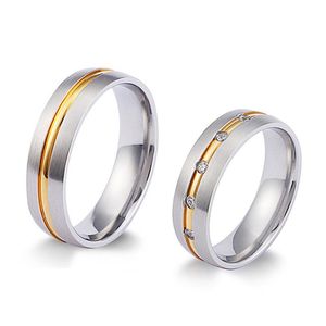 Wedding Rings 2023 Designer For Men And Women Couples Lover's Stainless Steel Ring Marriage Anniversary Gift