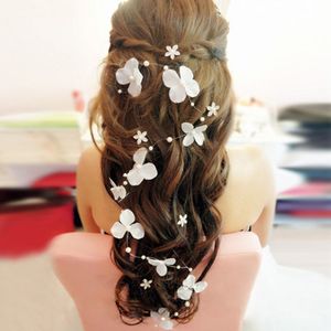 Vendita all'ingrosso di pezzi di fiori Copricapo da sposa con stelle del cielo completo, copricapo da sposa con capelli floreali