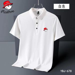 Męskie polo letnie nadruk Malbon Golf Polo Shirt Mężczyźni Wysokiej jakości krótkie rękawie męskie oddychające szybkie suszenie Top Business 230506