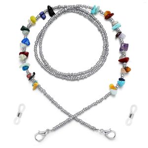 Chains 1PC Fashion Unisex Anti-lost Acrylic Beaded Chain Face Mask Lanyards Reading Glasses Neck Straps Cord Holder