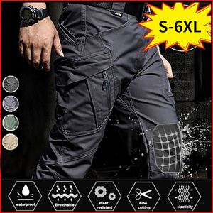 Pantaloni da uomo Tattiche militari Tuta X9 Pantaloni elastici con cerniera multitasche Sport all'aria aperta Arrampicata e caccia 230506