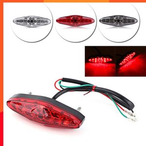 Ny rök LED -svansbromsljus för Suzuki ATV LTZ King Quad Runner Dr Drz 650 400 LT Universal Motorcykelindikatorer bakljus