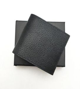 Moda Mens Wallets Short Classic Genuine Leather Men Slim Cartet com carteira de caça -níqueis de cartas pequenas carteiras com Box8328778