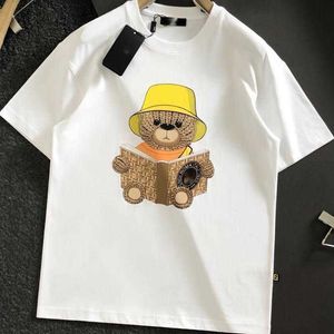 Yaz Polos Erkekler Kadın Kısa Kollu Tişört Tasarımcı Tshirt Man Sweatshirt F Bear Baskı Tshirt Erkek Külot Gömlek Moda Günlük Tees Pamuk Üstü