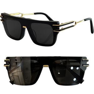 Óculos de sol da caixa 124 Designer Rectantal de moldura óculos de sol Classic Fashion Glasses Shiny Metal Frame com caixa original