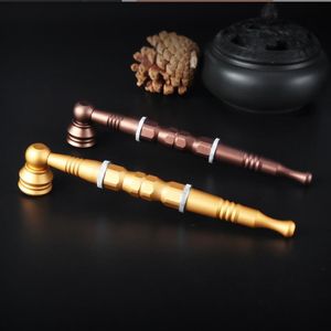 Smoking Pipes Triple use aluminum alloy dry tobacco rod dual efficient filter for dry tobacco bags