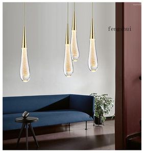 Pendelleuchten LED-Lampen-Licht-Luxus-Nordic Crystal Living Staircase Room Hall Interior Home Decor Villa Lighting Hanging