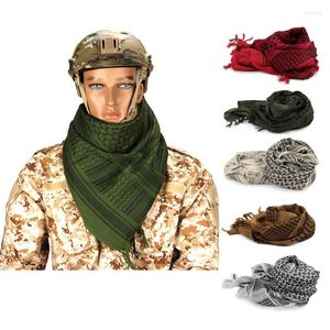 Bandanas utomhus vandring Hijab Tassel Men's shemagh klättring öken arabiska halsdukar kvinnor militär keffiyeh vindtät taktisk halsduk