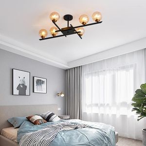 Chandeliers Nordic Retro Chandelier Magic Bean Ceiling For Living Room Bedroom Kitchen Cafe Mall