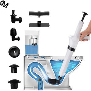 Plungers Toilet Plunger Air Power Bathroom Plunger High Pressure Drain Blaster Gun Powerful for Bathroom Toilet Floor Drain Sink Clogged