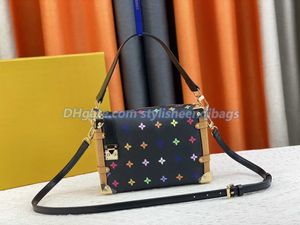 Damen Seitenkoffer M46358 Tragetasche Heißer Luxus Louvis M21741 Designer Geldbörsen Brieftaschen zwei Schultergurte Handtasche Crossbody Reisetaschen aus echtem Leder