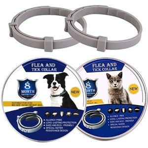 Pet Cat Dog Flea and Tick Remover Collar Anti-parasitic Necklace Adjustable Anti Flea Dog Collar for Puppy Cat Big Dog Products