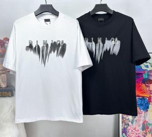 American retro couple short sleeve T-shirt male ins Europe and the United States tide brand plankton fried street shirt T-shirt couples