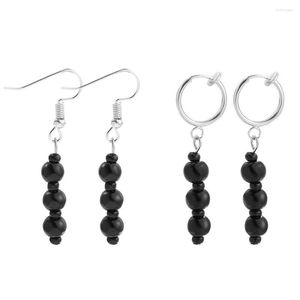 Dangle Earrings Japanine Anime Tokyo Revengers Earringアクセサリー黒いビーズアクリルペンダント男性向けコスプレ卸売