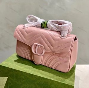 LUXURY Marmont مصمم حقائب Crossbody حقيبة كتف امرأة سلسلة حقيبة رسول حقيبة يد كلاسيكية حقيبة الموضة محفظة حقائب كتف للنساء حقيبة كاميرا