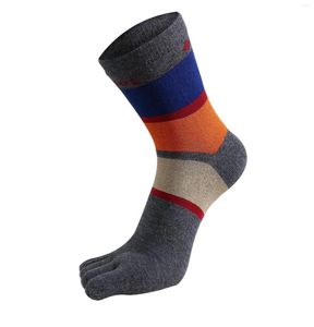 Men's Socks Five-toed Men Cotton High Tube Five-finger Four Seasons Novelty