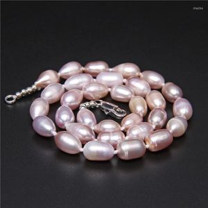 Catene Vere Perle Barocche Naturali Collane Classica Catena Chocker Con Perline Viola D'acqua Dolce Gioielleria Raffinata Per Le Donne Regali Di Nozze