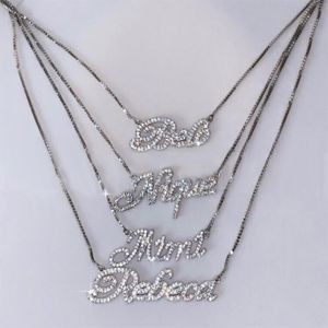 Pendant Necklaces UWIN Custom Stainless Steel Name Necklace With s Letters Choker Personalized Chain Accessories Jewelry 230506