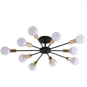 Chandeliers Modern Chandelier Lighting Nordic Creative Personality Iron Study Lamp Simple Living Room Bedroom