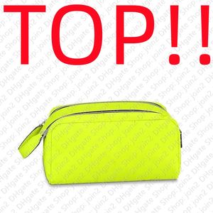 مجموعات المرحاض أعلى. M10144 DOPP KIT المرحاض حقيبة مصمم حقيبة يد حقيبة يد Hobo Satchel Clutch Pochette أكياس