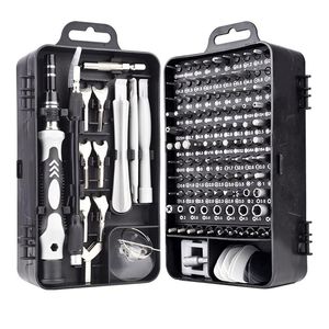 Kits Chave de fenda de precisão 135 em 1 Mini Mini Hex Torx parafuso porca de bits Kit de ferramentas de reparo multifuncional doméstico para câmera de observação