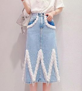 Kjolar sommar mini tutu tyll kjol gotiska söta kvinnor hög midja oregelbunden denim klubbparti mesh lapptäcke 3xl