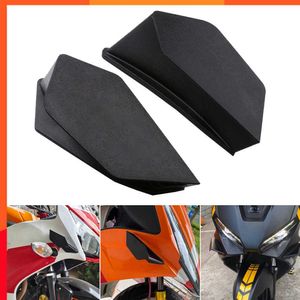 Новый 1PAIR Motorcycle Aerodynamic Winglets Spoiler Wing Kit Kit для Yamaha Suzuki Kawasaki Honda H2/H2R Accessories