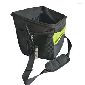 Capas de assento de carro para cachorro cesta de bicicleta dobrando caminhada mochila backpack saco de bicicleta portador de animais ventilado para