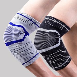 Knee Pads Knitted Silicone Elbow Guards For Men Women Extended Wrist Sweatwicking Breathable Outdoor Cycling Running Protection