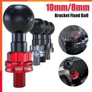 New Universal Ball Mount Base Aluminum Alloy M8/M10 Ball Head Adapter For MTB RAM Mount Handlebar Honda Kawasaki Suzuki BMW