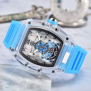 Designer Watches Watches Business Fashion Watches Ruch Kwarcowy Kwarc Zegarek Przezroczysty zegarek odzieżowy