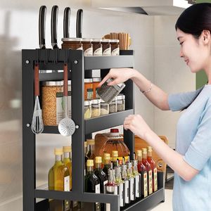 Organization Kitchen Organizer Storage Rack Shelf Box Floorstanding Spice Chopsticks Knife Flatware Tool Holder Home Accessories Utensils