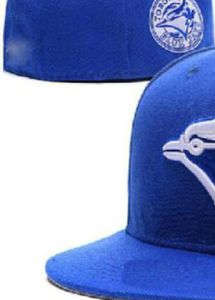 Ready Stock Wholesale High Quality Men's Toronto Sport Team Fitted Caps Flat Brim on Field Hats Full Closed Design Size 7- Size 8 Fitted Baseball Gorra Casquette A3