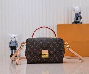 Lüks tasarımcı çantaları croisette kadın çanta messenger omuzdan askili çanta damier makrome flep ekose püskül handel moda çantası bayan presbiyopik Hobo çantalar