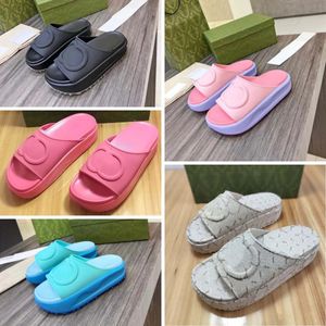 Yeni Kadınlar 039 s Sandal Moda Klasik Çiçek Brocade Flatsole Terlik Deri Kauçuk Sıcak Botlar Platform Flip Flop Dişli Plaj Ayakkabıları Somunlar 35-45 Kutu Orijinal