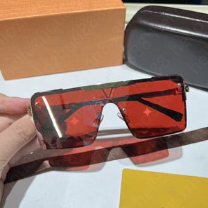 2023 Luksusowa moda klasyczna postawa okularów przeciwsłonecznych dla mężczyzn Square Frame Projektanty przeciwsłoneczne UNISEX UV400 Ochrona złota szklanki Ramki okulary lunetty3214