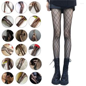 Frauen Socken Sexy Multi Typ Tattoo Spitze Netzstrumpfhose Druck Strümpfe Damen Dessous Aushöhlen Enge Dünne Strumpfhose Weibliche Strumpfwaren