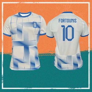 2023 GRECE #7 Maglie da calcio Masouras 23/24 Home #10 Forteunis #11 Bakasetas #20 MANTALOS SCHITTA CALCA