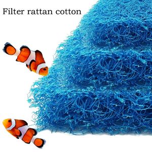 Tillbehör Fish Tank Filter Rattan Cotton Aquarium Biokemisk bomullsfiskdamm Filter Material Kultur Filt Fiskbehållare tjockare kryptering