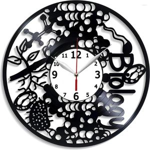 Wall Clocks Biology Clock Vintage Record Retro Large Art Study 12 Inch Birthday Gift Biolog