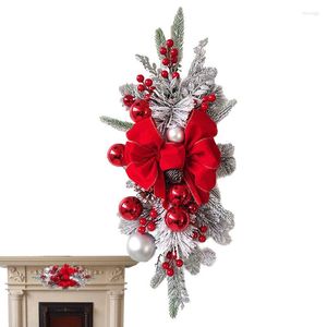 Decorative Flowers Christmas Garland Clearance Sale Safe Decorations Stair Decoration Ornaments Collection For Stairs